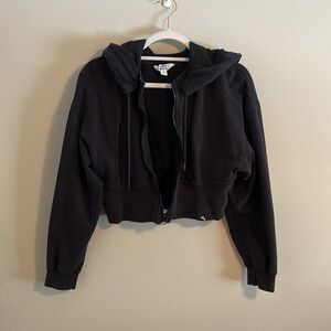 JoyLab Black Cropped Hoodie
